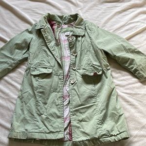 Gap Trench Coat. Light Green size 3
